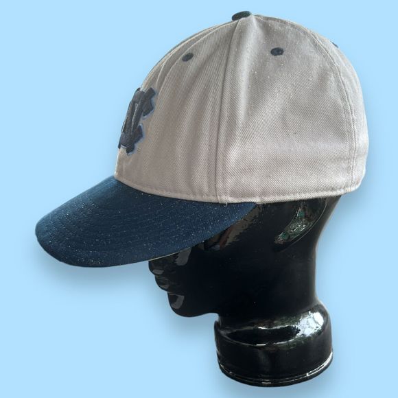 Vintage Nike Hat UNC North Carolina Tar Heels Basketball Size 7 1/2 Baseball Cap - Picture 4 of 7